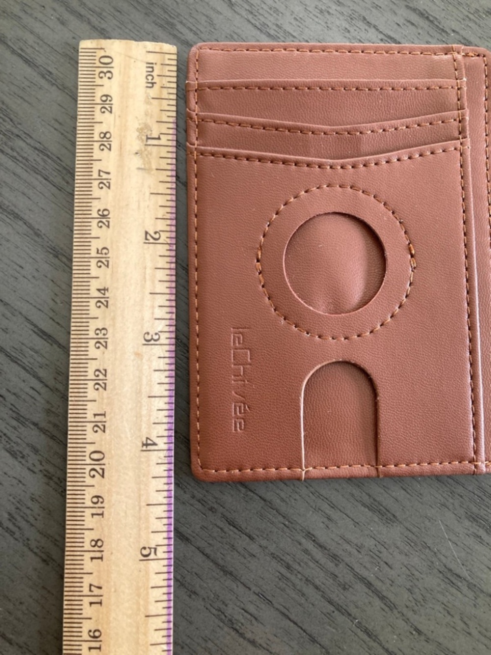 Men Slim Wallet Tan - Picture 3 of 5